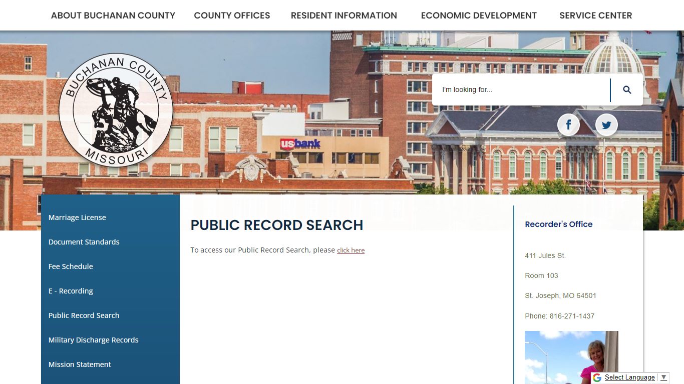 Public Record Search | Buchanan County, MO - Official Website